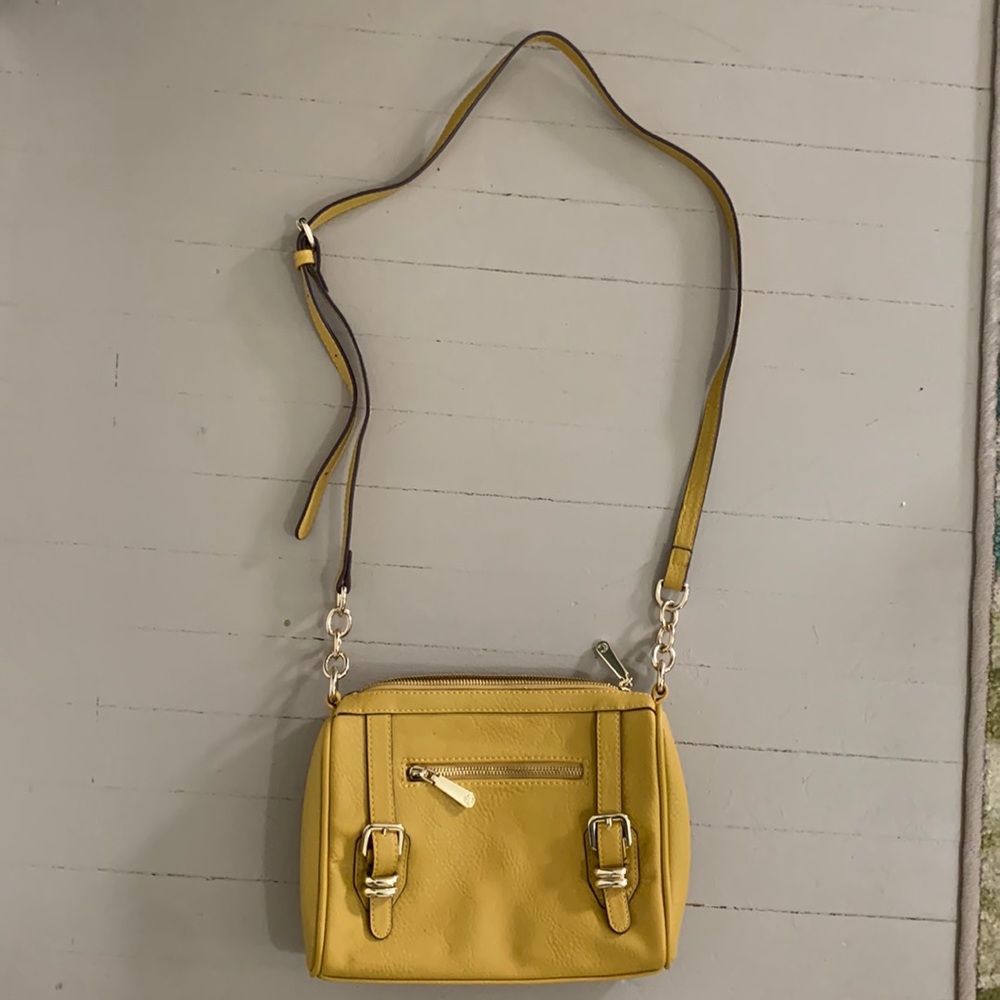 NWOT Mustard Yellow Crossbody Purse